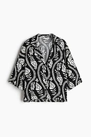 Chemise à col cubain