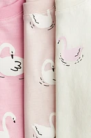Lot de 3 hauts en jersey imprimé