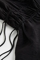 Drawstring-detail Dress