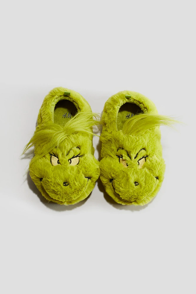 Soft Appliquéd Slippers