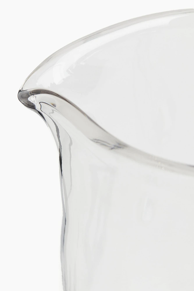 Tapered Glass Pitcher