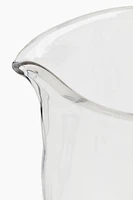 Tapered Glass Pitcher