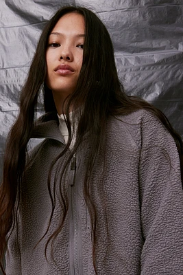 Veste de sport en tissu peluche