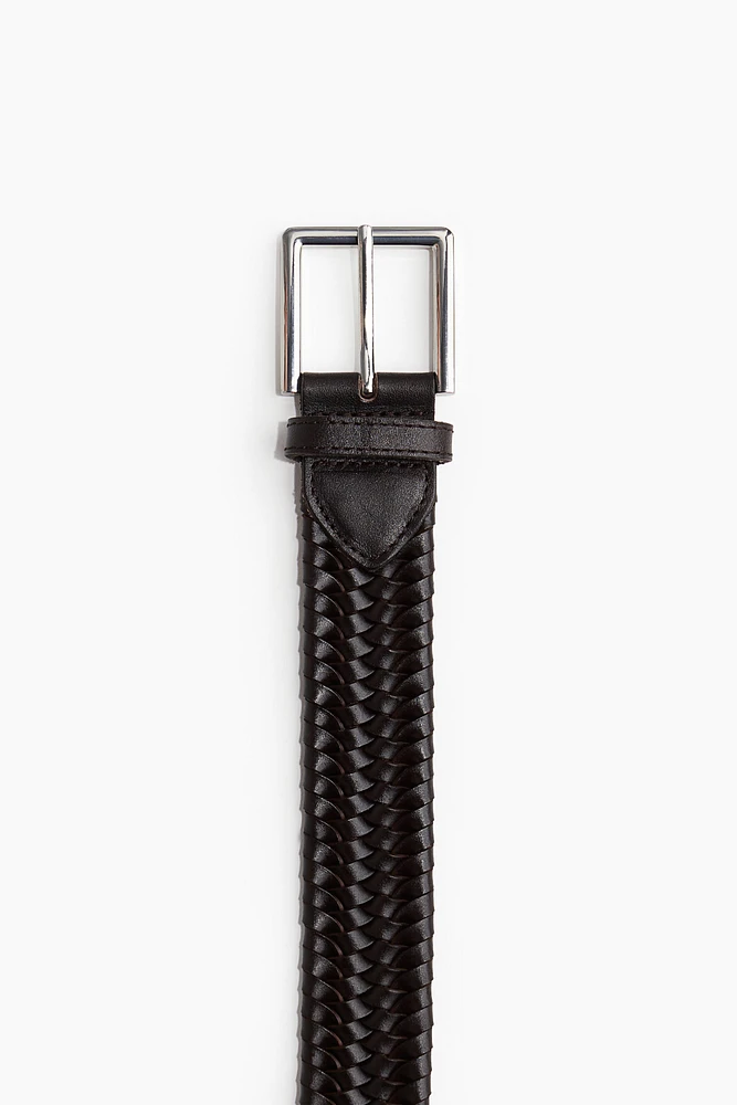 Braided Leather Belt