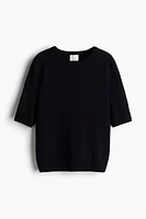 Fine-Knit Cashmere Top