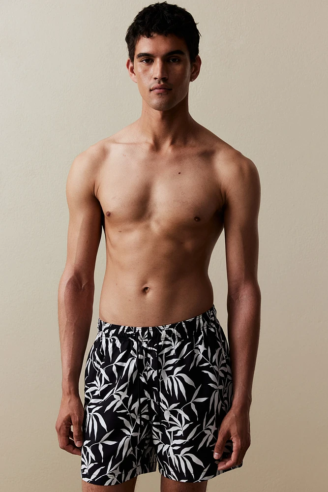 Patterned Swim Shorts