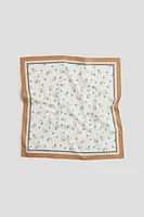 Écharpe à motif en coton