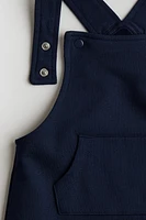 Salopette short en molleton