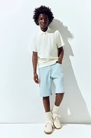 Loose-Fit Denim Shorts
