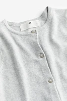 Fine-knit Cotton Cardigan