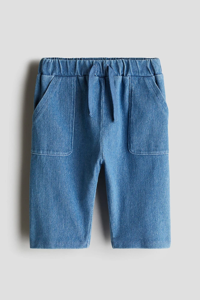 Pantalon aspect denim