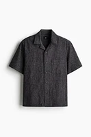 Regular-Fit Linen-Blend Resort Shirt