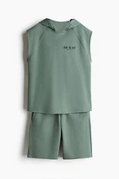 Ensemble de sport 2 pièces en jersey