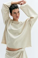 Roll-edge Sweater