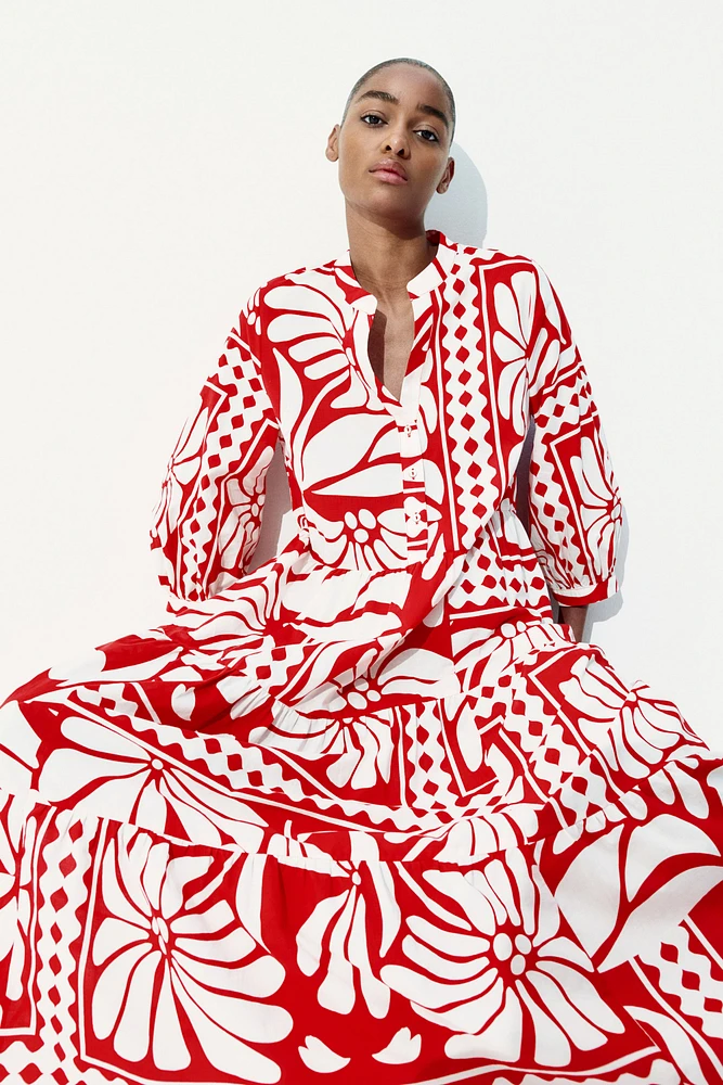 Tiered Midi Dress