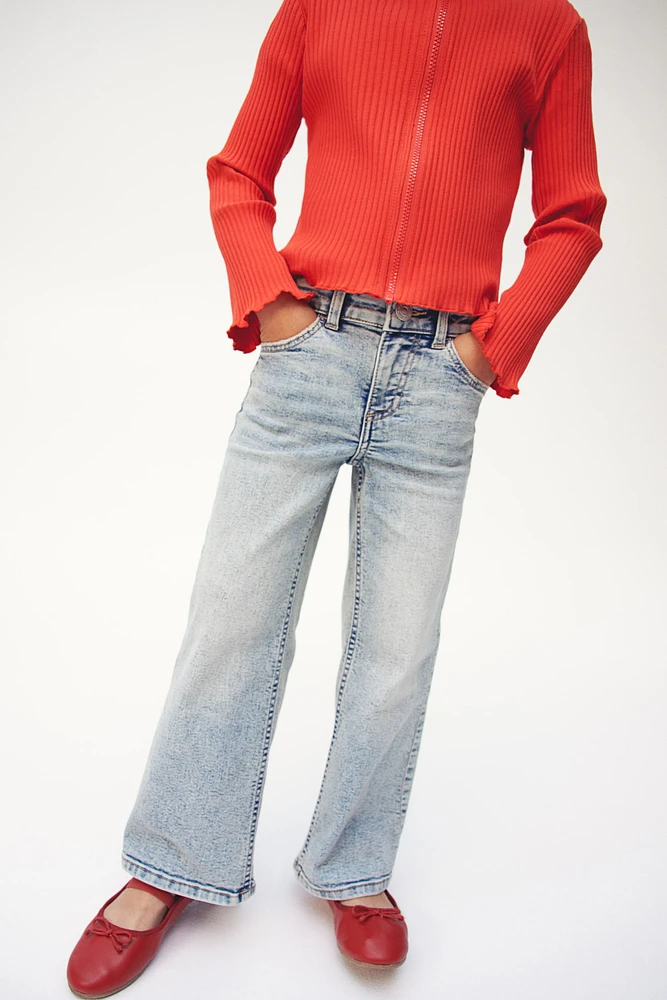 Superstretch Wide Leg Jeans