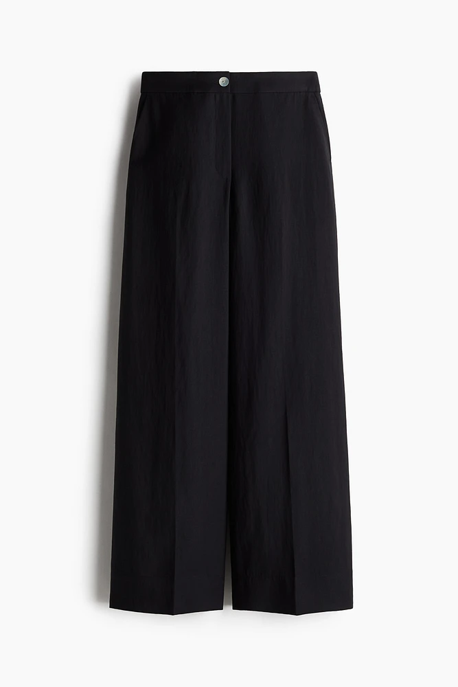 Wide-Leg Dress Pants