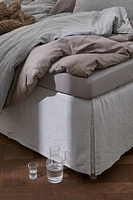 Linen-blend Bedskirt