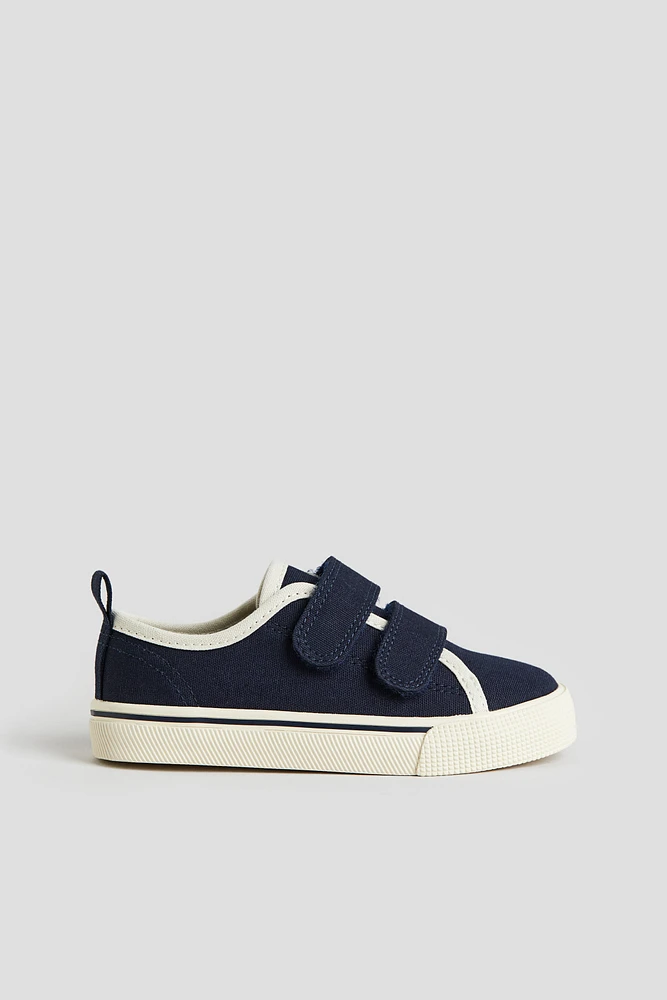 Canvas Hook-loop Sneakers