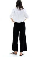 Textured Jersey Drawstring Pants