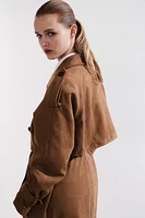 Napped Trench Coat