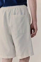 Relaxed Fit Linen-blend Shorts