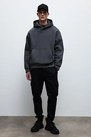 Loose Fit Printed Hoodie