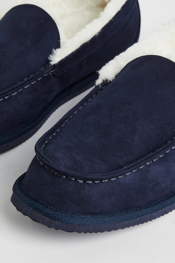 Fleece-lined Slippers