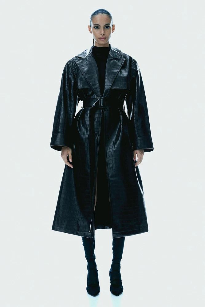 Coated Trench Coat