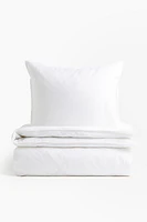 Linen-blend Twin Duvet Cover Set