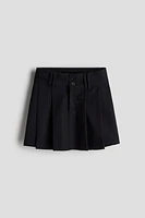 Pleated A-line Skirt