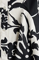 Button-Front Cotton Dress