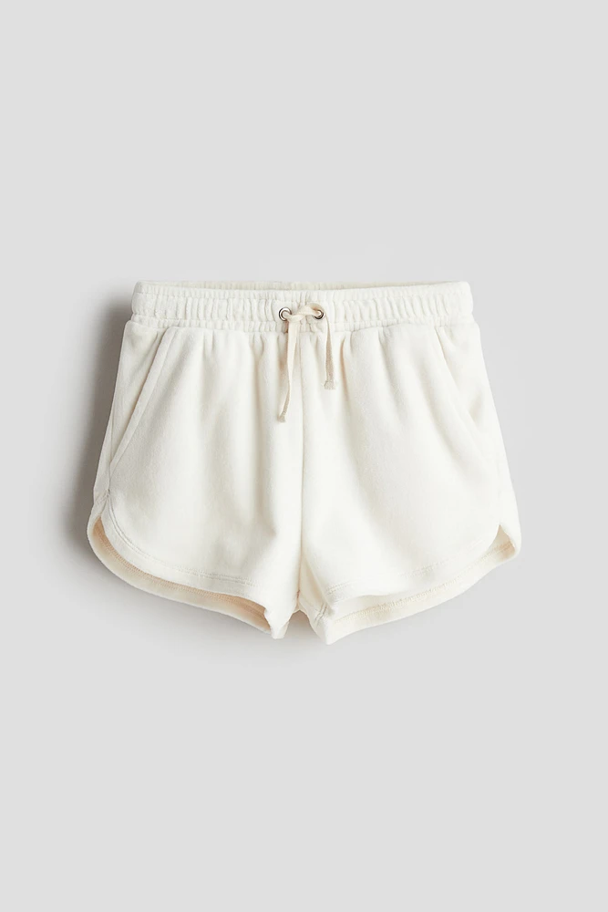 Velour Pull-on Shorts