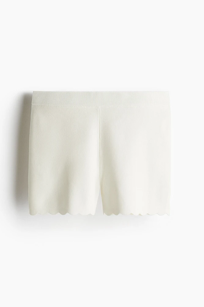 Fine-Knit Shorts