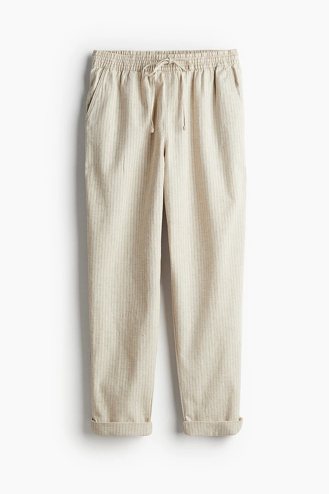 Linen-blend Joggers