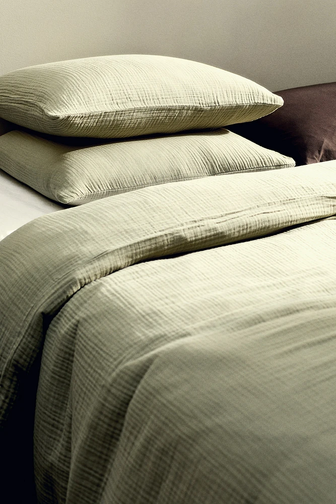 Muslin Twin Duvet Cover Set