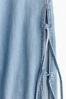 Tie-Detail Pull-On Pants