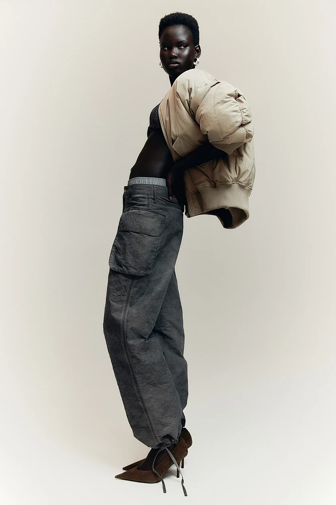 Distressed-look Cargo Pants