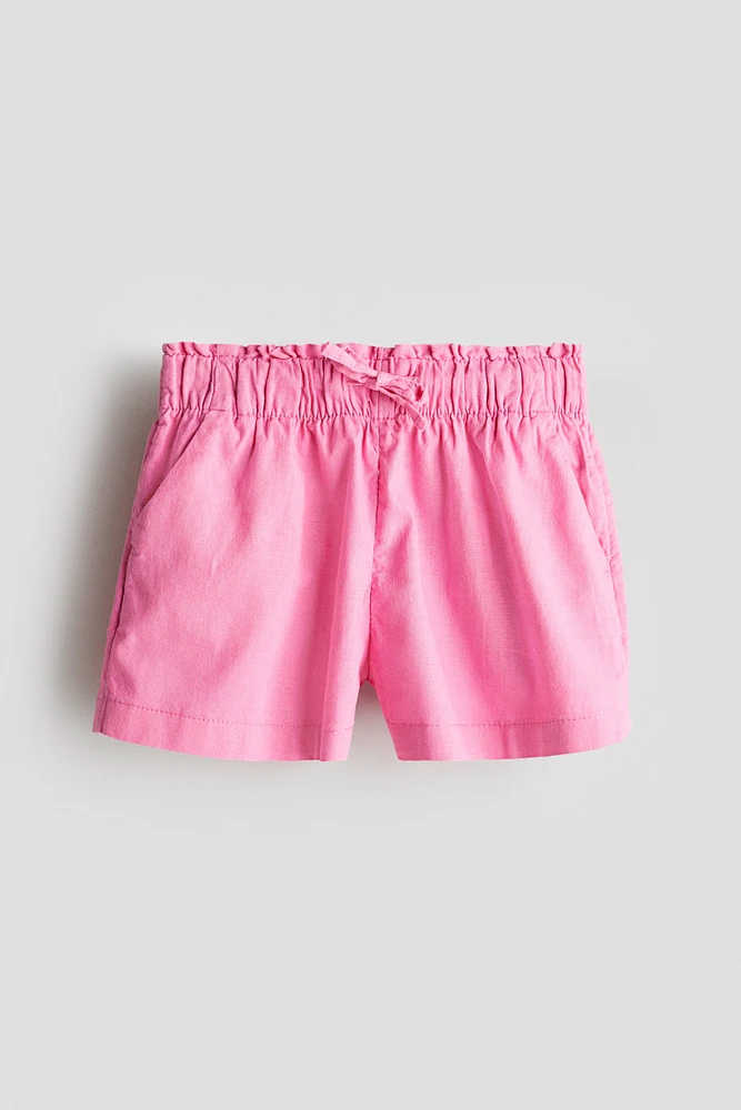 Short en lin mélangé