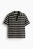 Knit Top with Collar
