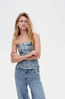 Denim Bustier