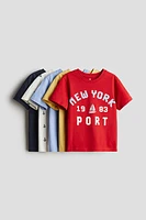 5-pack Jersey T-shirts