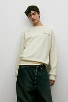 Loose Fit Printed Sweatshirt