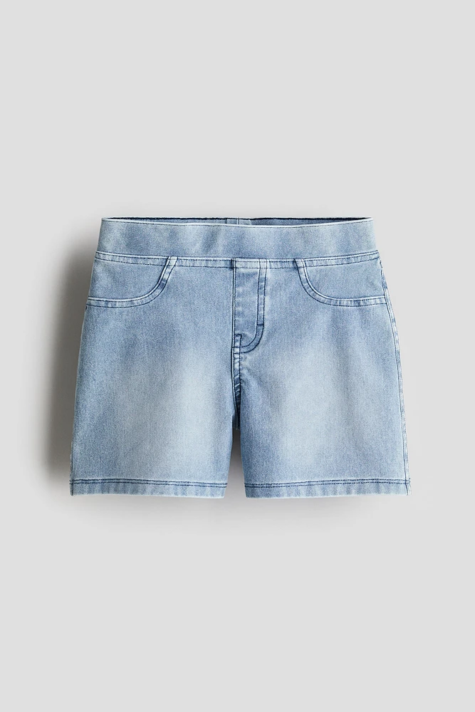 Denim-look Jersey Shorts