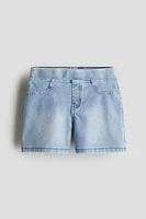 Denim-look Jersey Shorts