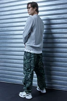 Loose Fit Parachute Cargo Pants