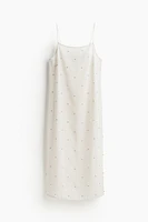 Sheer Embellished Slip Dress