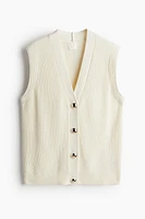 Rib-Knit Sweater Vest