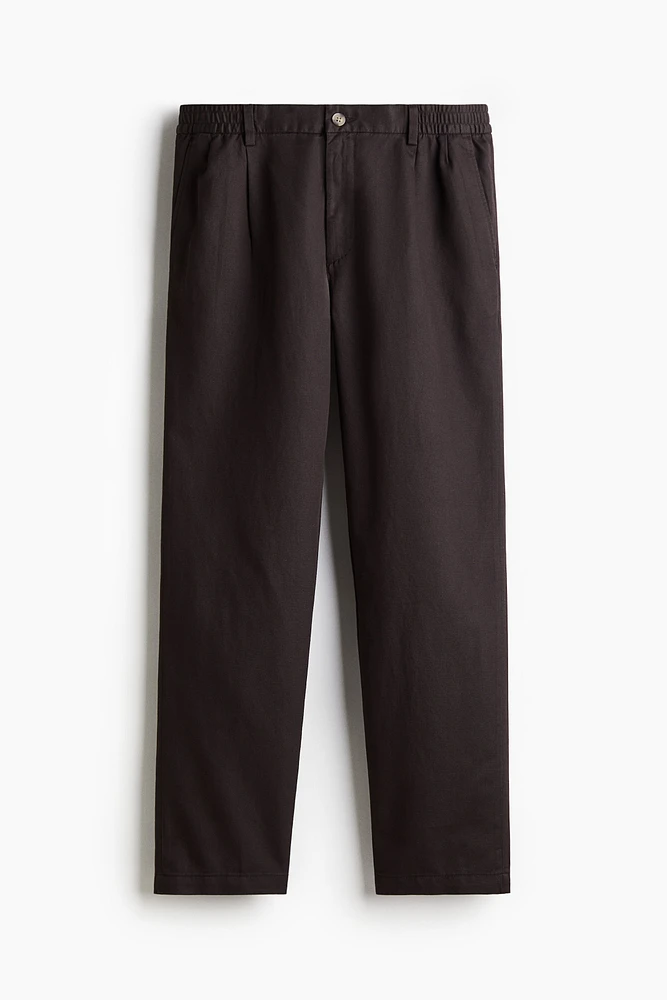 Regular-Fit Lyocell-Blend Pants