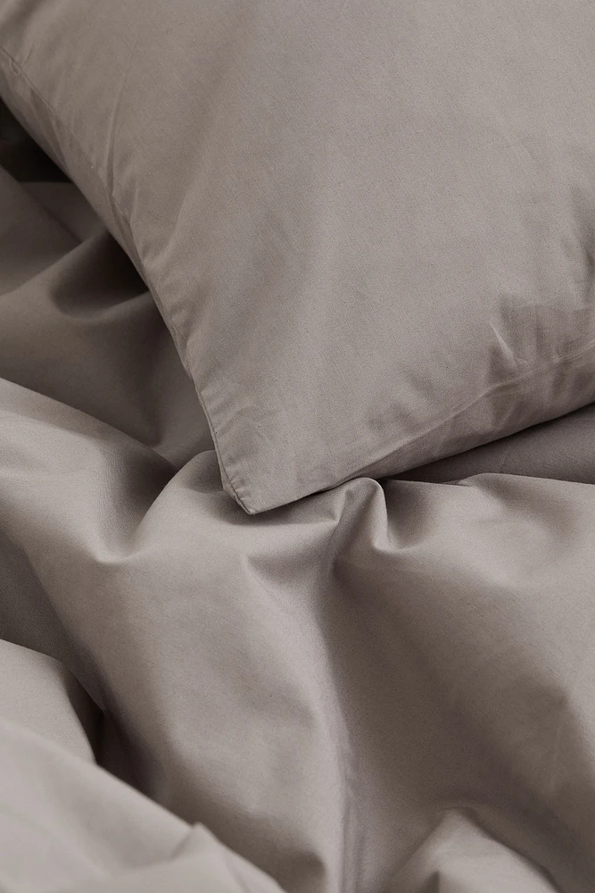 Parure de couette lit simple en percale de coton